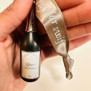 Taylor swift Folklore wine Ornament